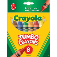 Пастель воскова Crayola Jumbo (товсті) 8 кольорів