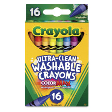 Пастель воскова Crayola Washable (Змиваючі) 16 кольорів