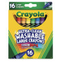 Пастель воскова Crayola Washable Large (Змиваючі товсті) 16 кольорів