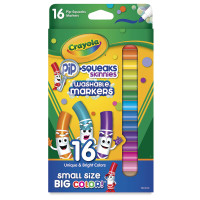 Фломастери Crayola Pip Squeaks короткі 16 кольорів