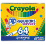 Фломастери Crayola Pip Squeaks короткі 64 кольори