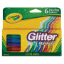 Фломастери Crayola Glitter (Блискучі) 6 кольорів