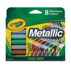 Фломастери Crayola Metallic (Металеві) 8 кольорів