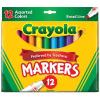 Фломастери Crayola Classic товсті 12 кольорів