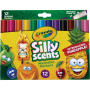 Фломастери Crayola Silly Scents (з ароматами) товсті 12 кольорів