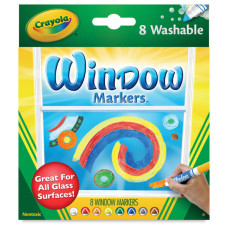 Фломастери Crayola Window (для вікон) товсті 8 кольорів