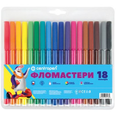 Фломастери Centropen 18 кольорів (7790-18)