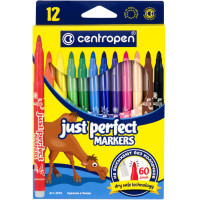 Фломастери Centropen Just Perfect 12 кольорів (2510-12)