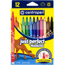 Фломастери Centropen Just Perfect 12 кольорів (2510-12)
