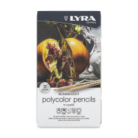 Кольорові олівці Lyra Rembrandt Polycolor 12 кольорів в метал. кейсі