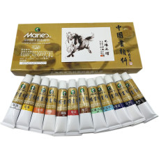Набір акварельных фарб Marie's 12 кольорів 12 ml