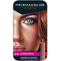 Кольорові олівці Prismacolor Premier - Portrait Set 24 кольори в метал. кейсі