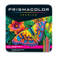 Цветные карандаши Prismacolor Premier 72 цвета в металл. кейсе