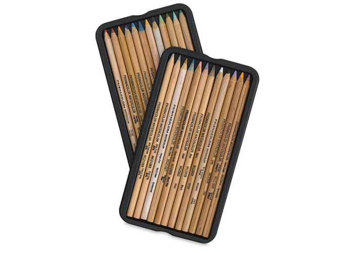 Акварельні олівці Prismacolor Premier 24 кольори в метал. кейсі