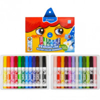 Фломастери Marco Super Washable Jumbo товсті 24 кольори (1632-24CB)