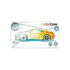 Олівці кольорові Marco Color Core 12 кольорів в метал. кейсі (3100-12TN)