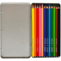 Карандаши цветные Marco Color Core 12 цветов в металл. кейсе (3100-12TN)