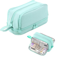 Пенал Косметичка зелёный Angoo Special 4 отделения